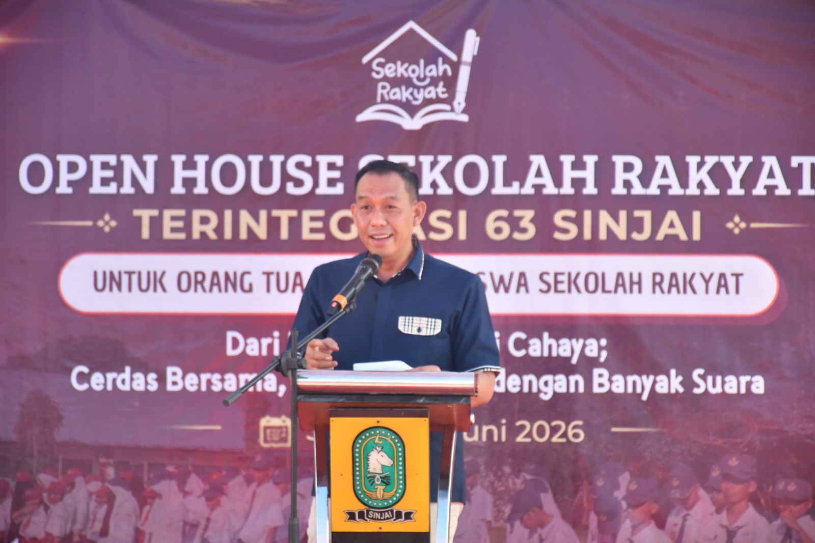 Wabup Sinjai Hadiri Open House Sekolah Rakyat, Tampilkan Progres Siswa Selama Setahun