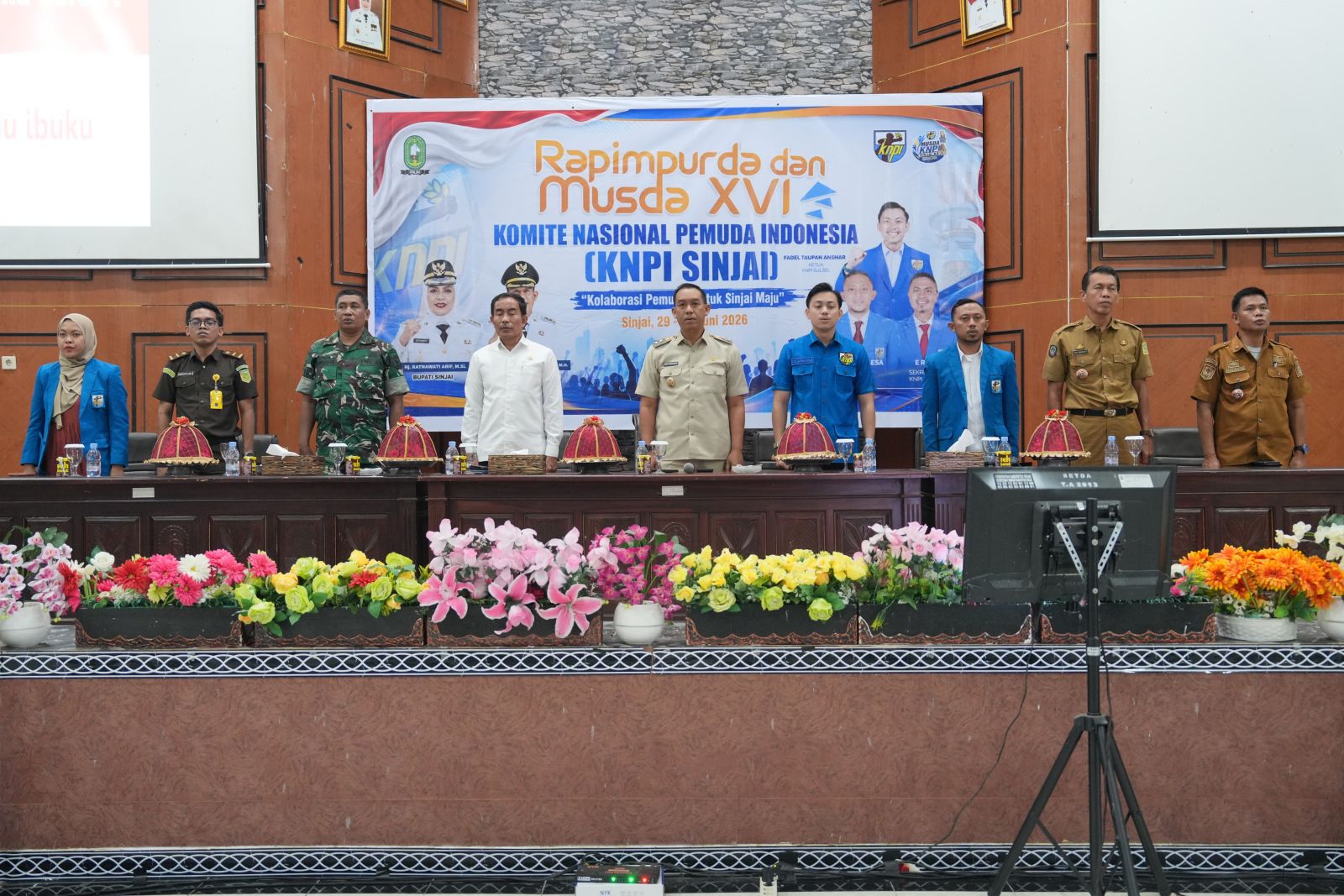 Wabup Sinjai Buka Musda XVI KNPI, Dorong Kolaborasi Pemuda Bangun Daerah