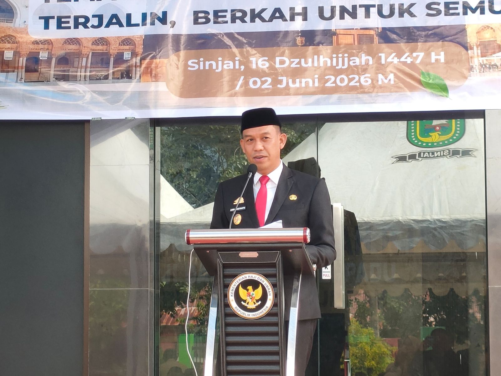 Merajut Ukhuwah, Wabup Hadiri Silaturahmi Kemenhaj dan Umrah Sinjai