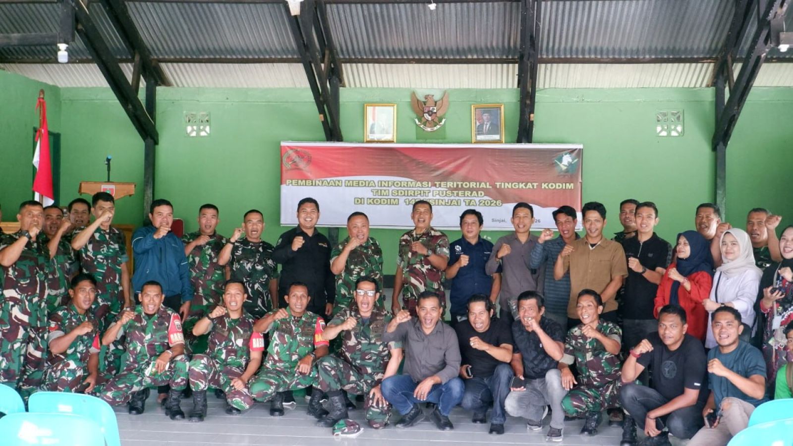     Bangun Sinergitas Informasi, Kodim 1424/Sinjai Libatkan Pers dan Humas dalam Pembinaan Informasi Teritorial