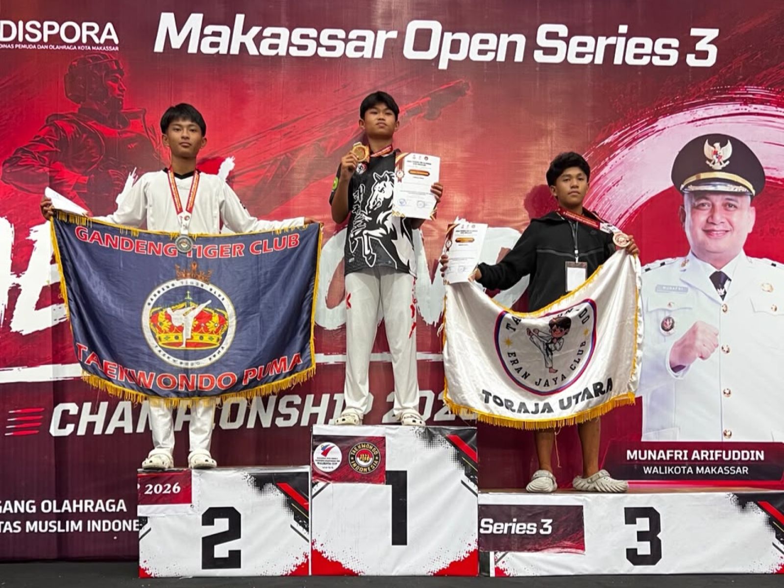 Dispora Sinjai Apresiasi Prestasi Atlet WHTC Usai Raih 7 Medali Emas di Makassar Open Series 3