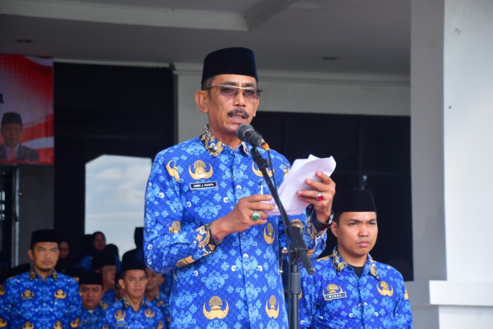 Wakili Bupati Sinjai, Sekda Pimpin Upacara HKN Dirangkaikan Harkopnas ke-79
