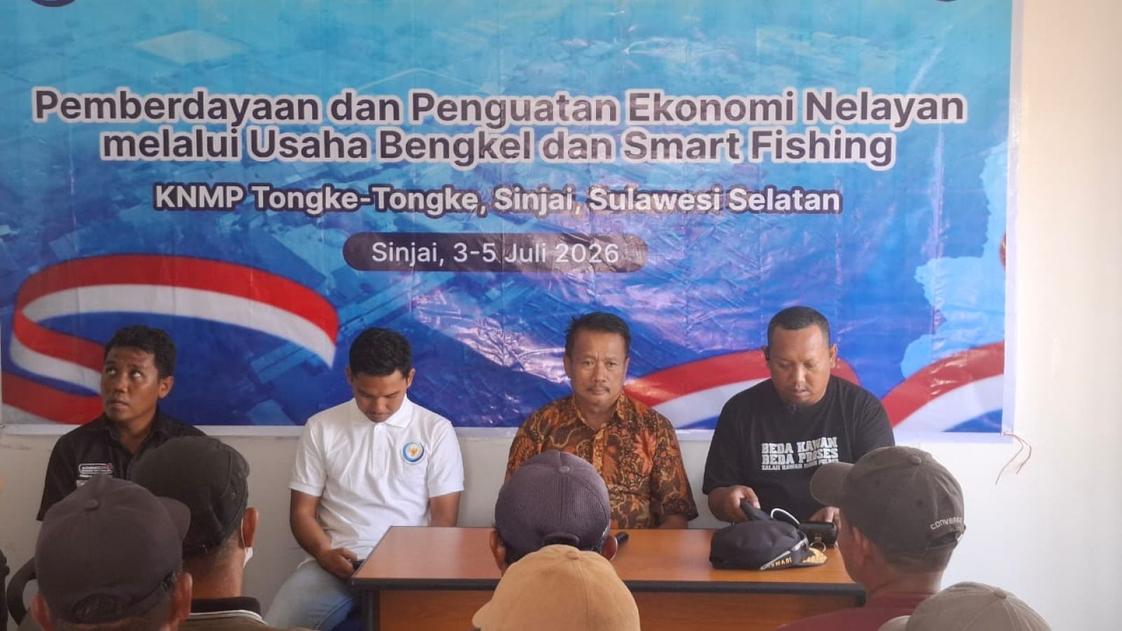 Program Sektor Perikanan Bupati Sinjai Jadi Perhatian Setkab RI, Operasional Kampung Nelayan Merah Putih Tongke-Tongke Didokumentasikan