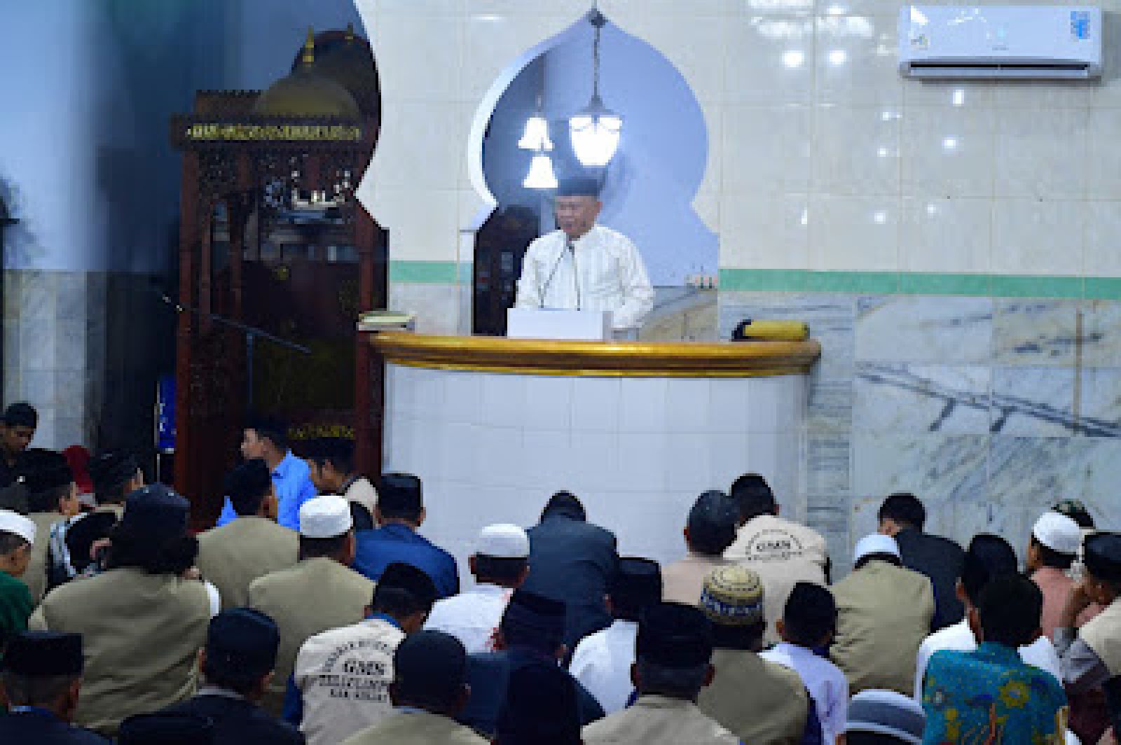Staf Ahli Bupati Hadiri Tabligh Akbar dan Gerakan Mujahid Subuh di Masjid Agung Nujumul Ittihad