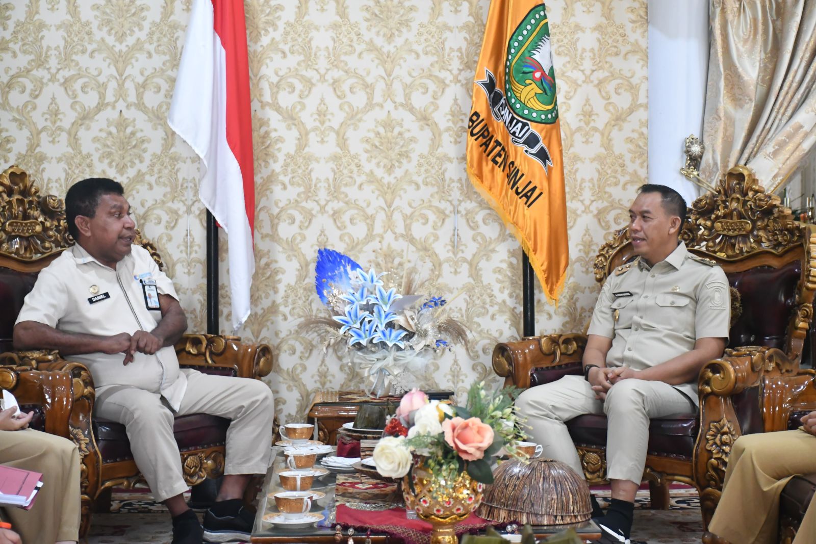 Wabup Sinjai Bahas Penguatan Regulasi HAM Bersama KemenHAM Sulsel
