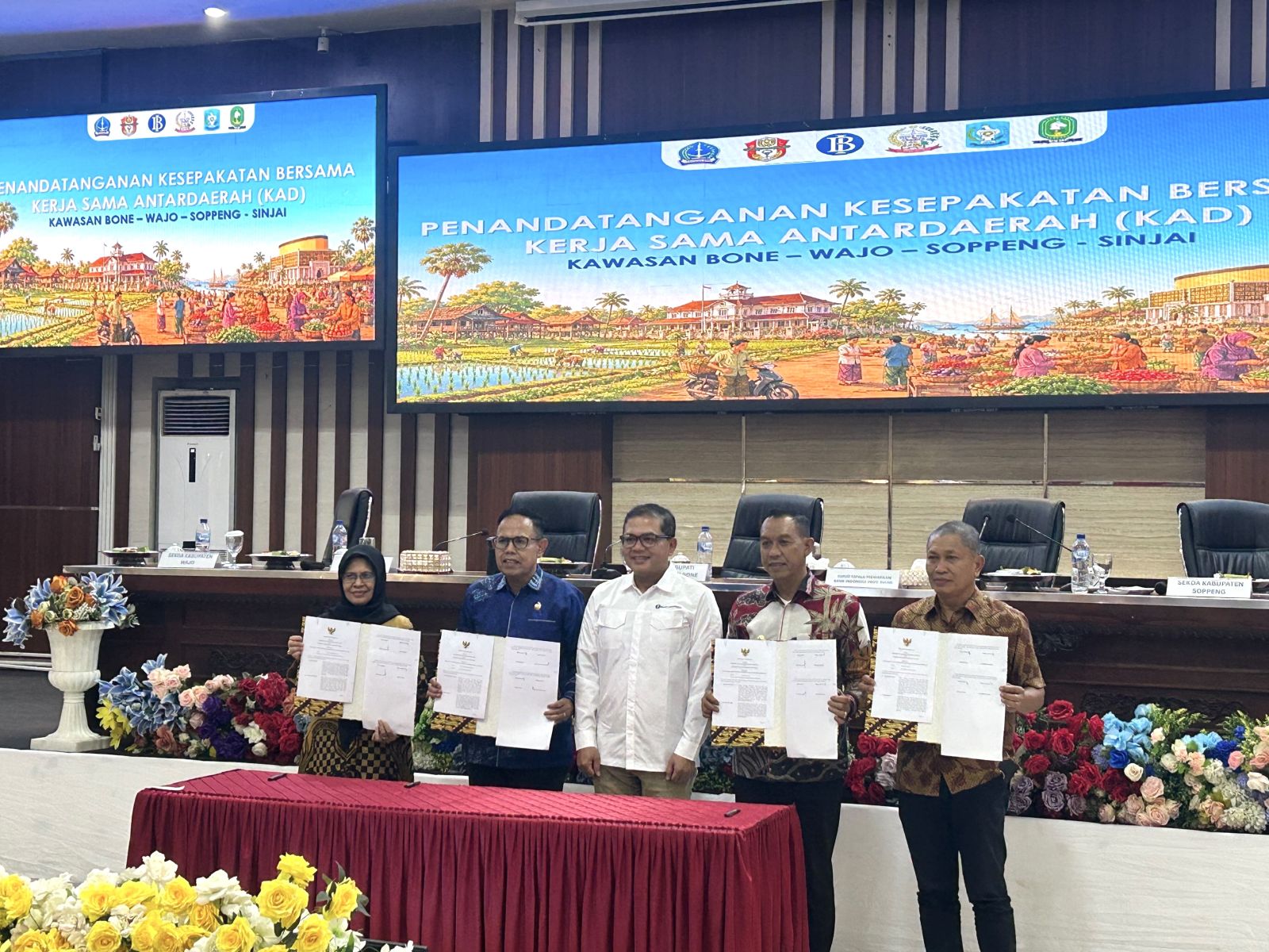 Wabup dan TPID Sinjai Hadiri HLM Zona II di Bone Demi Perkuat Ketahanan Pangan 