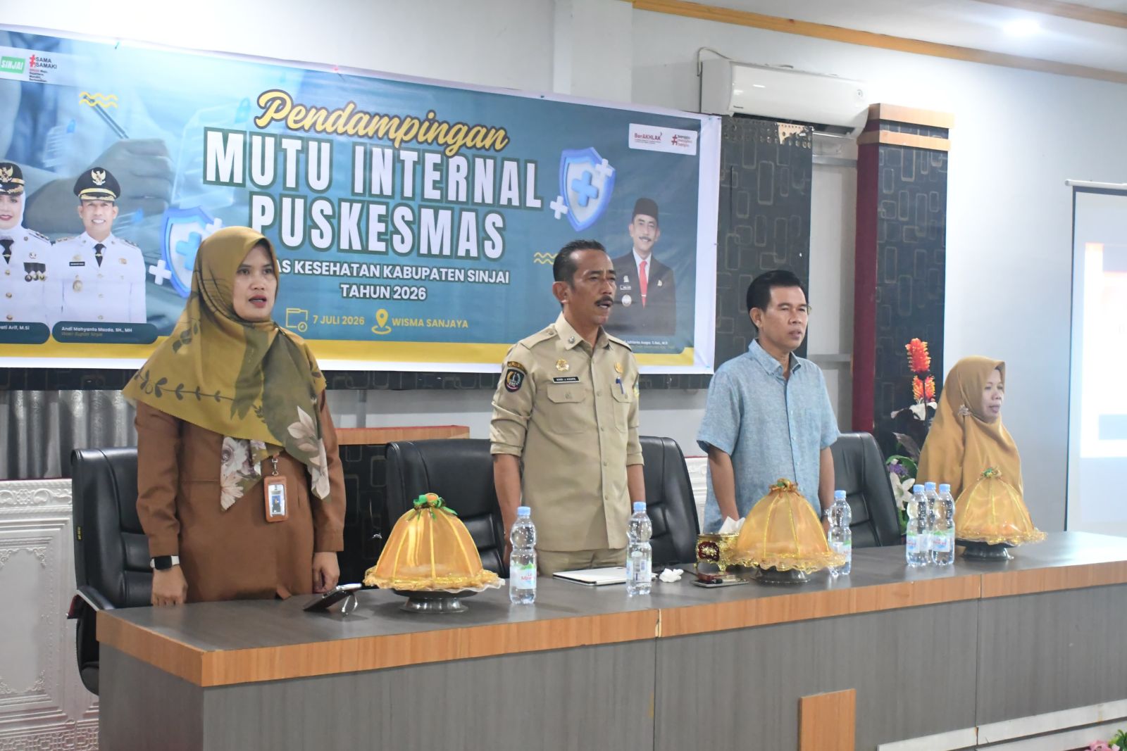 Pembukaan Pendampingan Mutu Internal Puskesmas, Sekda Sinjai Tekankan Peningkatan Kualitas Layanan Mutu Kesehatan 