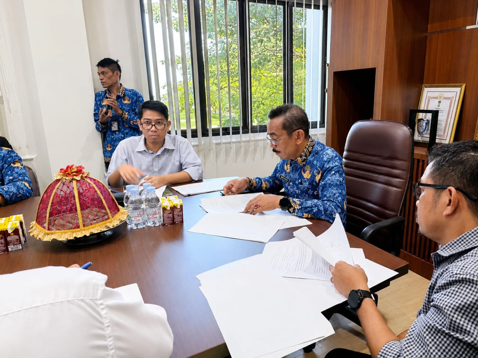 Perkuat Tata Kelola Aset, Sekda Pimpin Rapat Pembahasan Draft PKS Sewa Gedung Andi Azikin