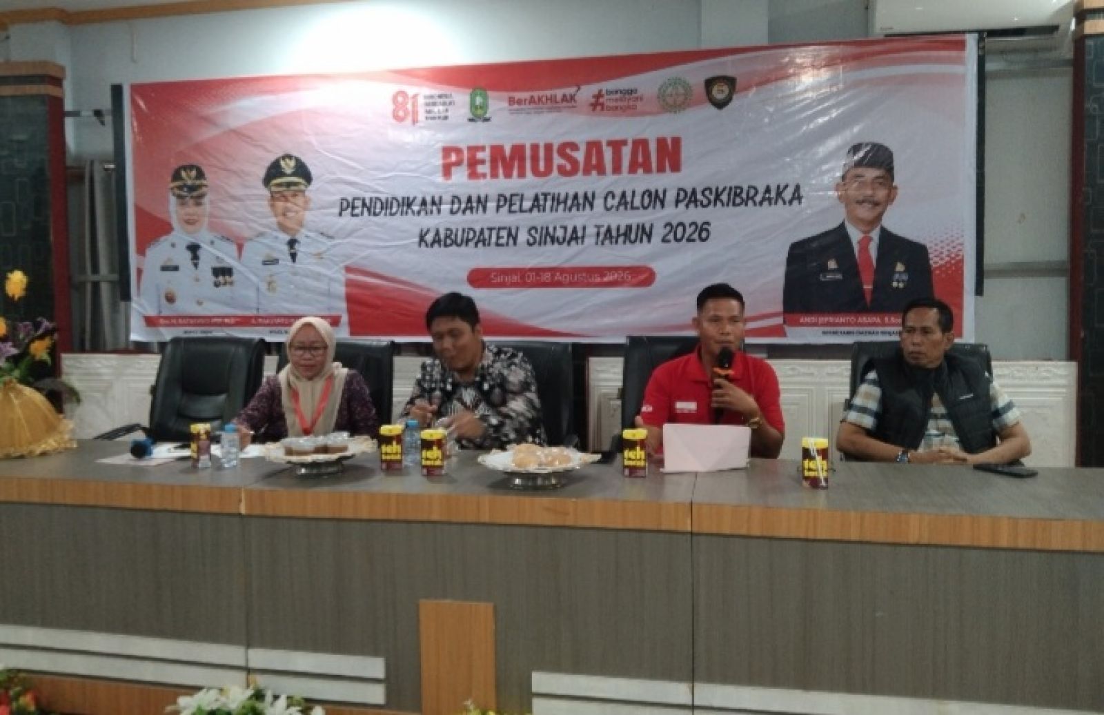Kadispora Sinjai Bekali 70 Calon Paskibraka, Tekankan Peran Pemuda dalam Pembangunan Daerah