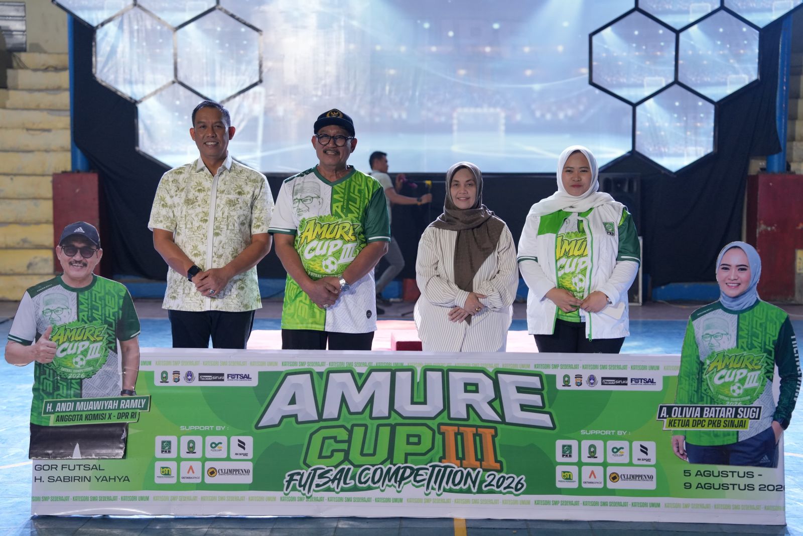 Bupati Sinjai dan Wabup Dukung Pembinaan Atlet Muda, Amure Cup III Futsal Competition 2026 Resmi Bergulir