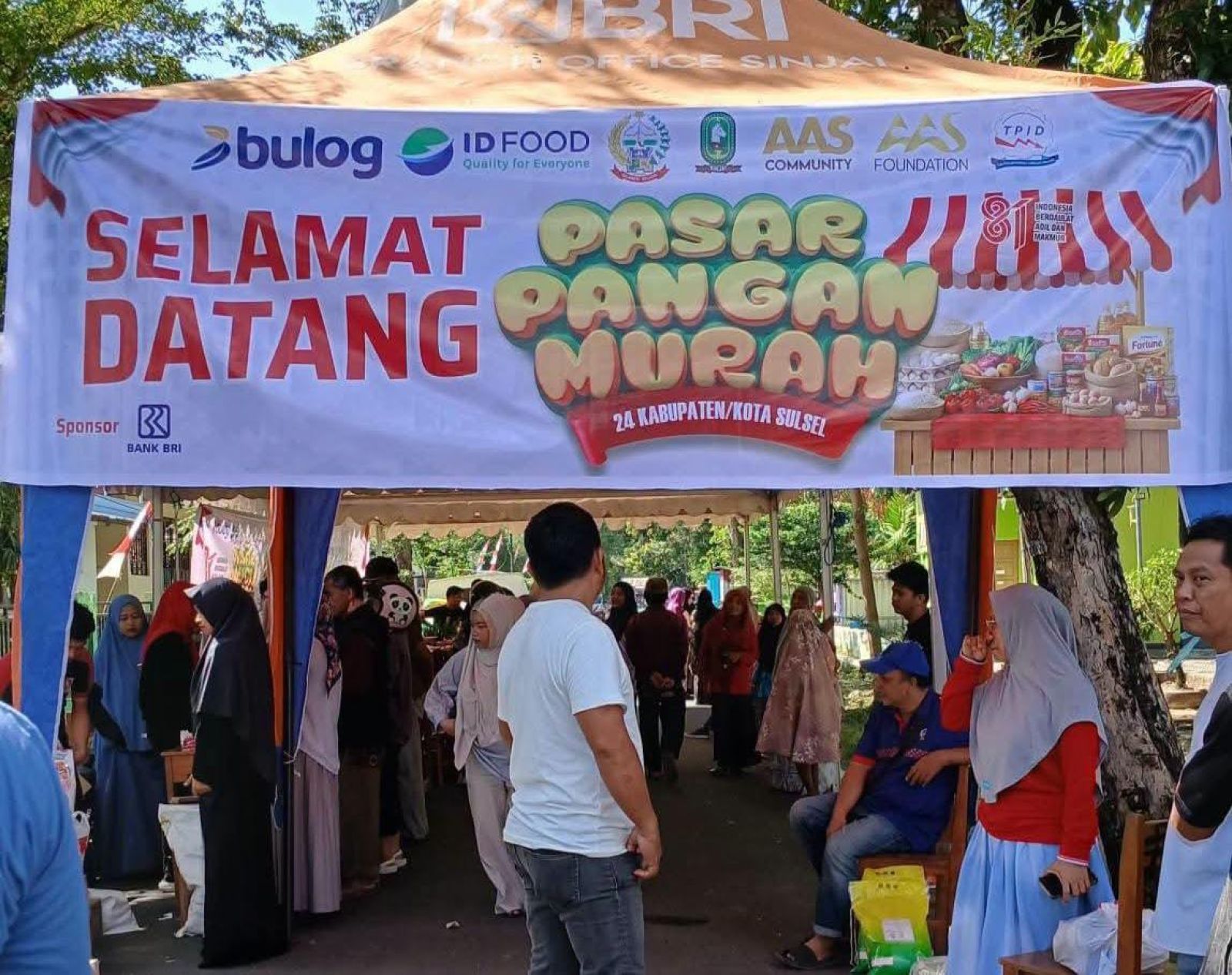 Pemkab Sinjai Bersama AAS Community dan Bapanas Gelar Gerakan Pangan Murah
