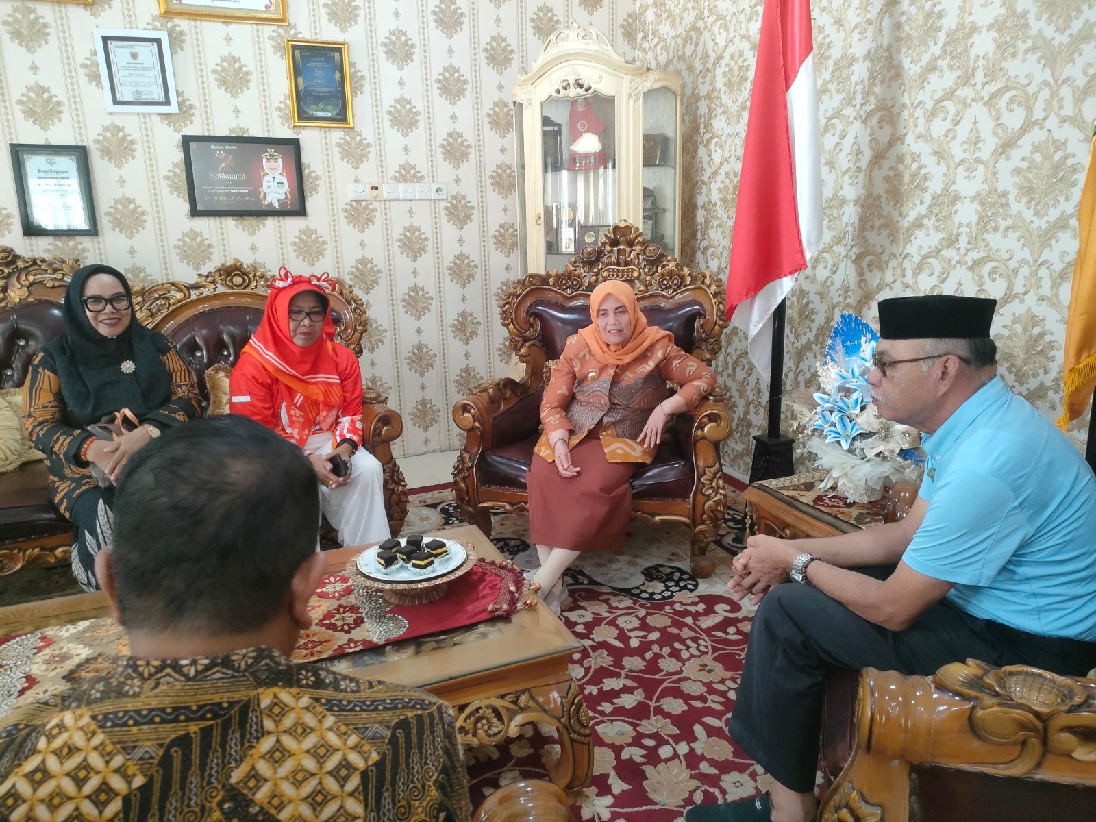 Bupati Ratnawati Terima Audiensi PWRI Sinjai, Bahas Rencana Pelantikan Pengurus