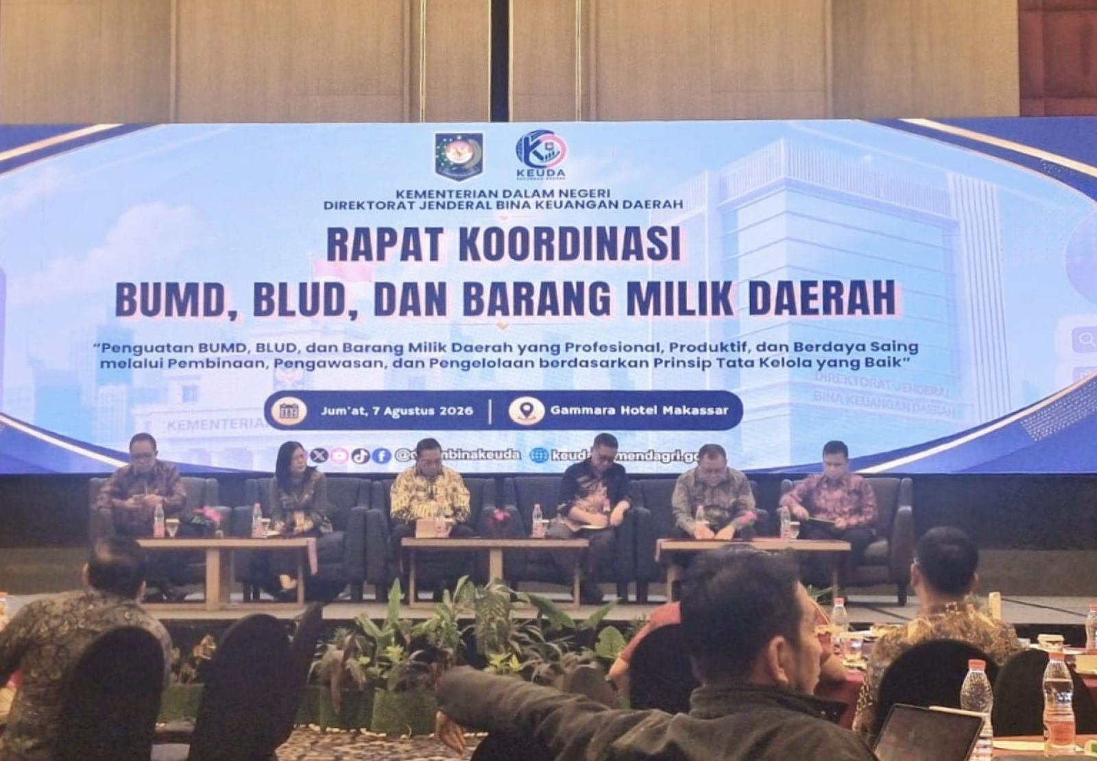 Pemkab Sinjai Ikuti Rakor Penguatan Tata Kelola BUMD Air Minum di Kemendagri