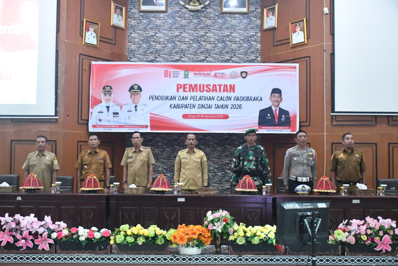 Sekda Sinjai Buka Pemusatan Capaskibraka 2026, Tekankan Disiplin dan Jiwa Kepemimpinan