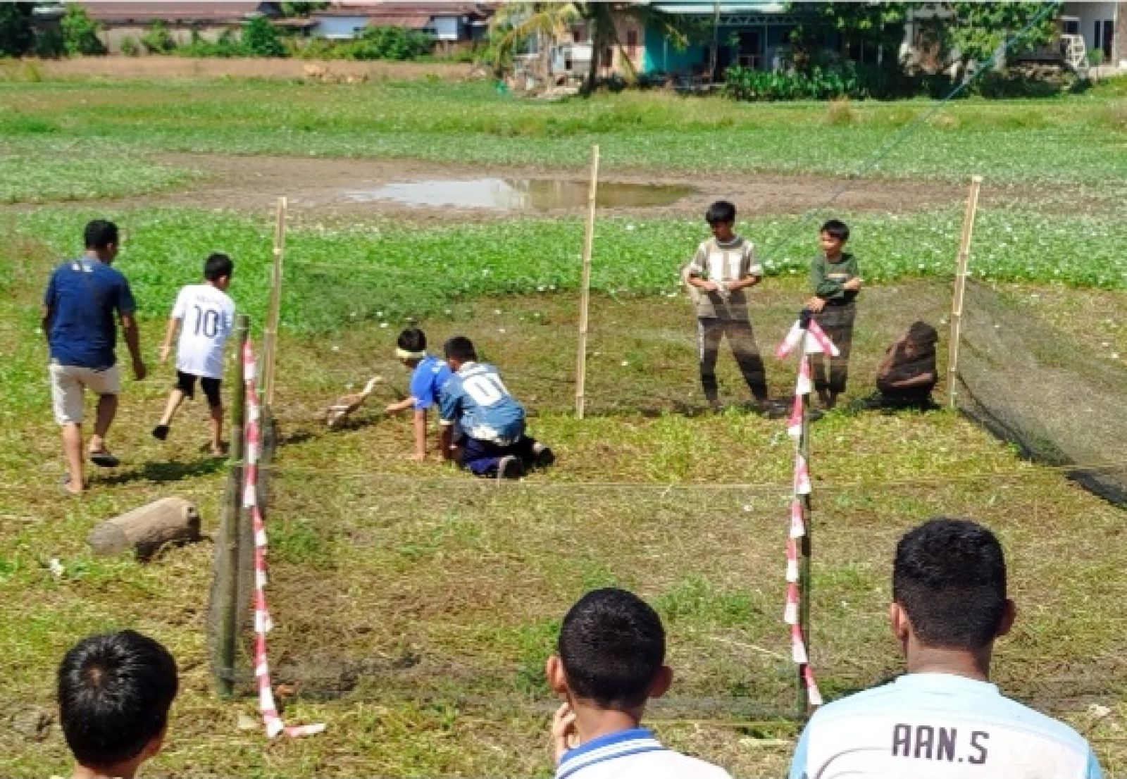 Lomba Tangkap Bebek Semarakkan HUT ke-81 RI di Biringere, Panjat Pinang Jadi Puncak Kemeriahan