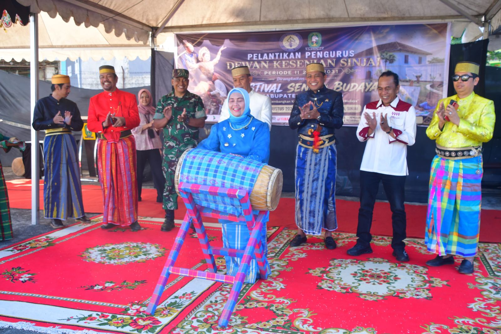 Tabuhan Gendang Bupati Sinjai Tandai Pembukaan Festival Seni dan Budaya di Benteng Balangnipa