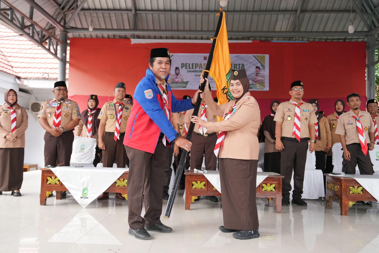 Bupati Sinjai Lepas Kontingen Jamnas XII 2026, Pesan Jaga Kesehatan dan Ukir Prestasi
