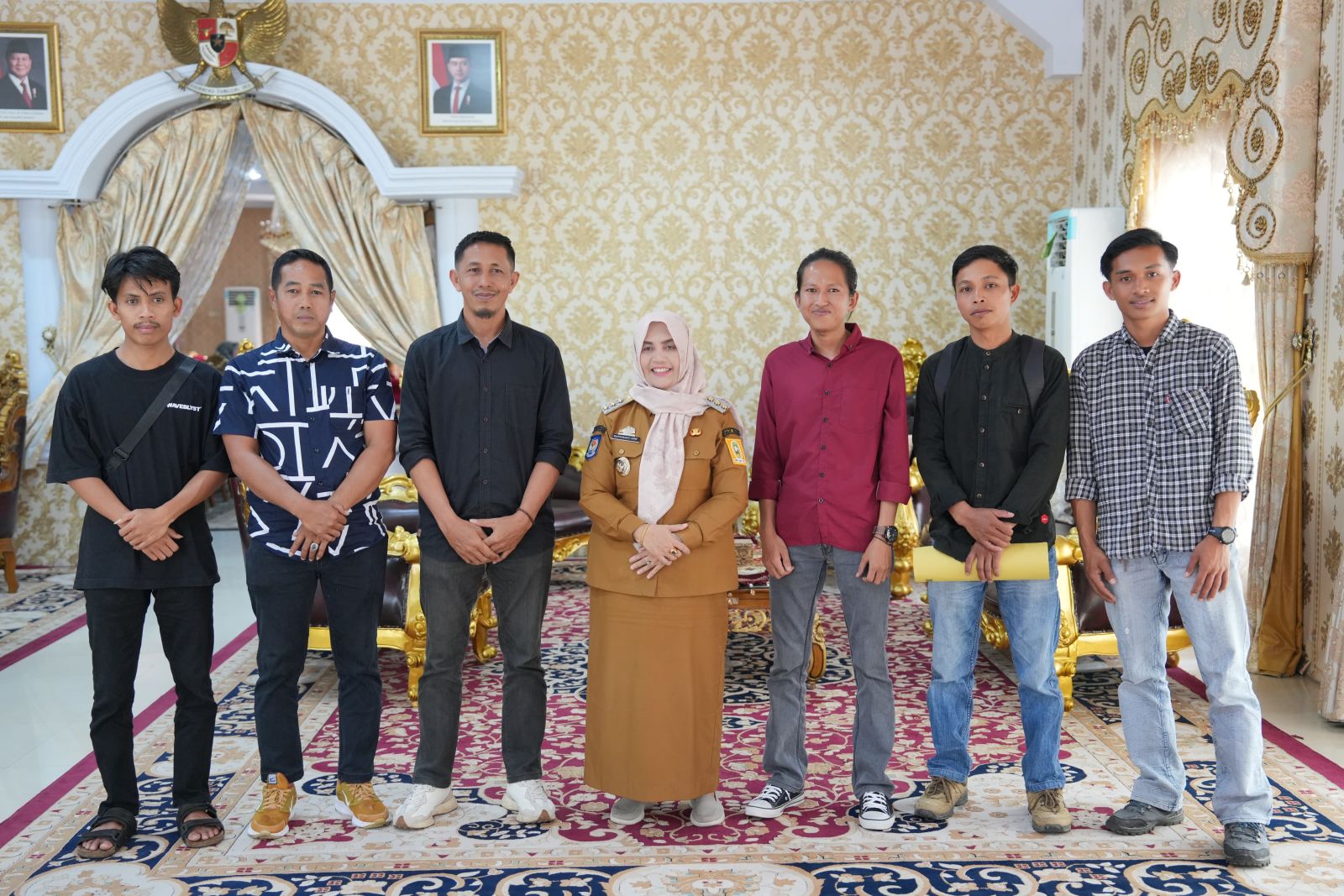 Pemuda Sinjai Barat Temui Bupati Ratnawati, Bahas Rencana Turnamen Sepak Bola