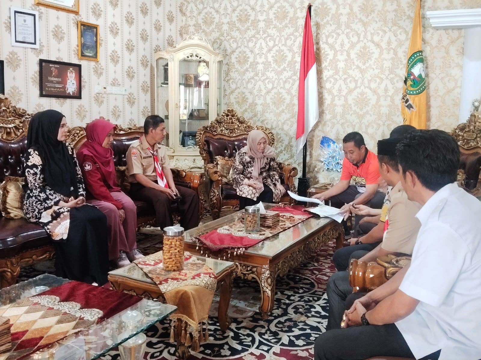 Bahas Apel Besar Hari Pramuka ke-65, Bupati Sinjai Sambut Baik Audiensi Kwarcab Gerakan Pramuka Sinjai