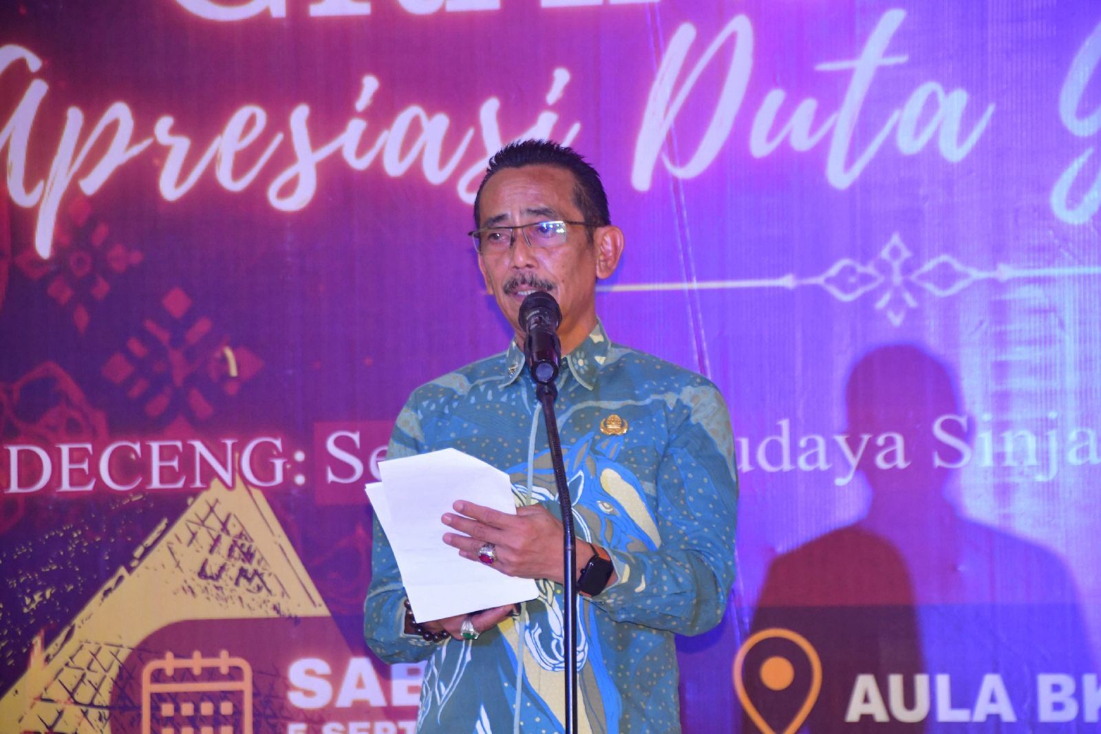 Buka Grand Final Duta Genre Sinjai, Sekda Berharap Lahirkan Generasi Muda Berkarakter