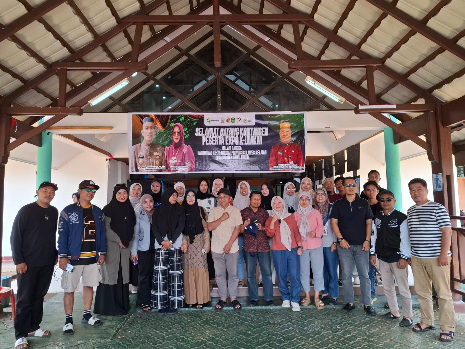 120 Kontingen Sinjai Resmi Diterima Panitia Harkopnas Tingkat Provinsi Sulsel di Luwu Timur