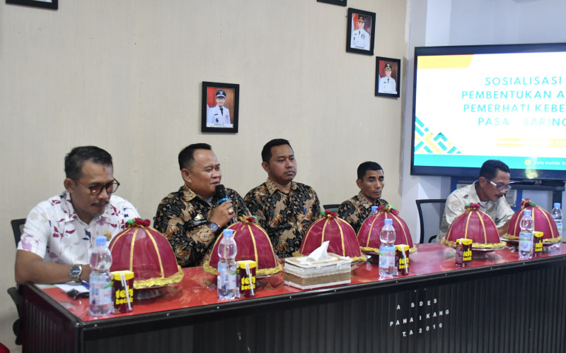 Sosialisasi dan Pembentukan Asosiasi Pemerhati Kebersihan Pasar Baringeng Digelar di Desa Panaikang
