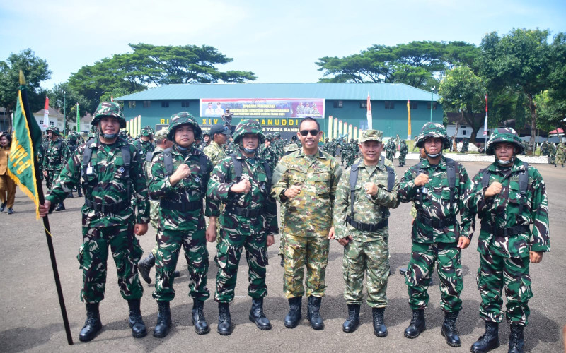 Wabup Sinjai Hadiri Pembukaan Latsarmil Komcad ASN dan Kepala Desa di Rindam XIV/Hasanuddin