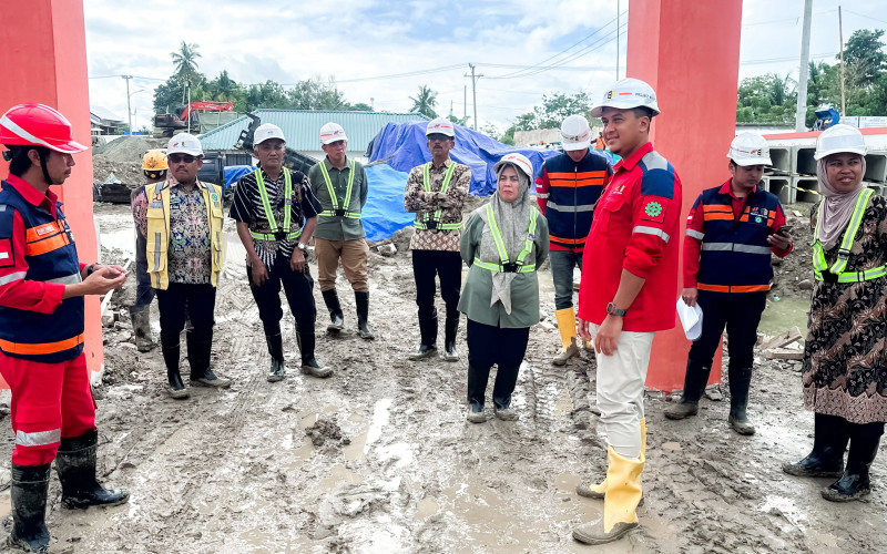 Bupati Ratnawati Tinjau Sekolah Rakyat Sinjai, Progres Pembangunan Capai 82 Persen