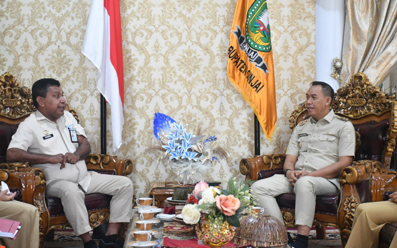 Wabup Sinjai Bahas Penguatan Regulasi HAM Bersama KemenHAM Sulsel