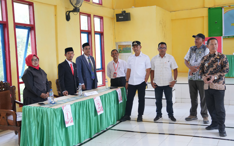 Wabup dan Forkopimda Sinjai Pantau Pilkades PAW di Empat Desa Tellulimpoe