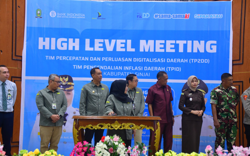 Bupati Sinjai Buka High Level Meeting TP2DD dan TPID Tingkat Kabupaten Sinjai