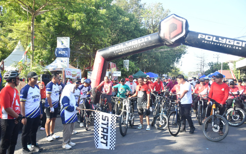 Lepas Ratusan Peserta Fun Bike HIPMI Sinjai, Bupati Ratnawati Apresiasi Antusiasme Warga Sinjai