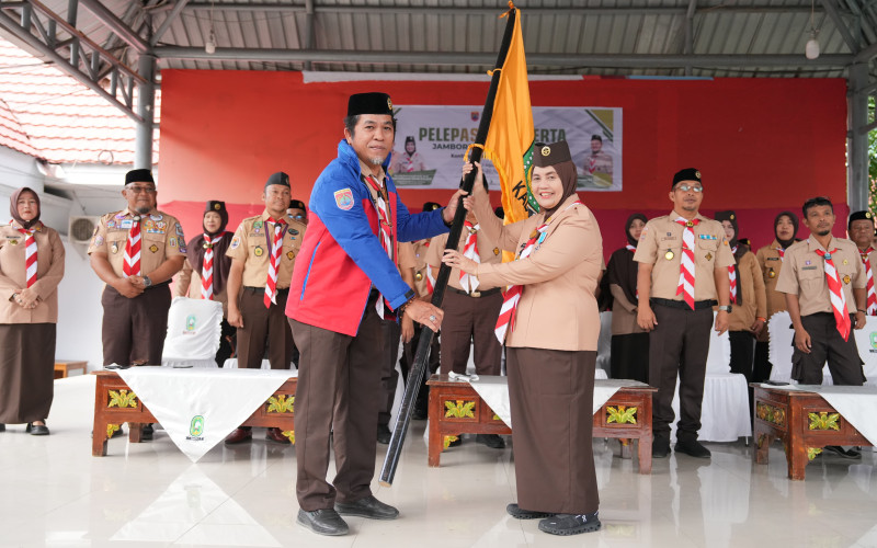 Bupati Sinjai Lepas Kontingen Jamnas XII 2026, Pesan Jaga Kesehatan dan Ukir Prestasi