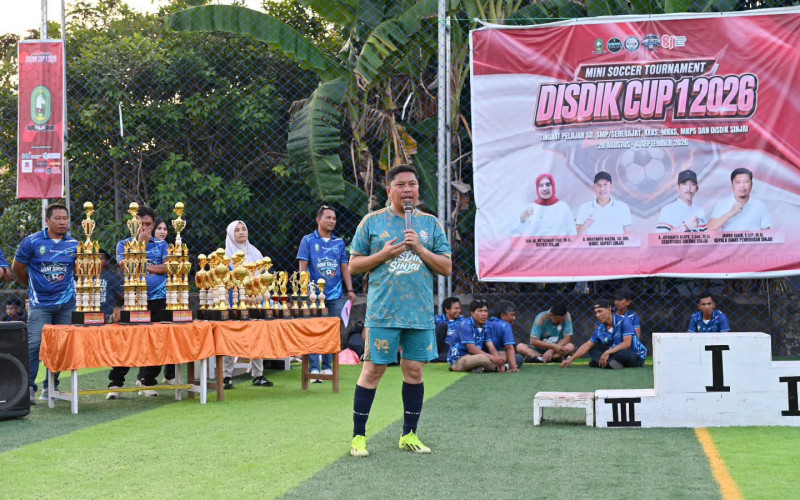 Turnamen Mini Soccer Disdik Cup I Tuntas, Irwan Suaib Pastikan Kompetisi Terus Berlanjut
