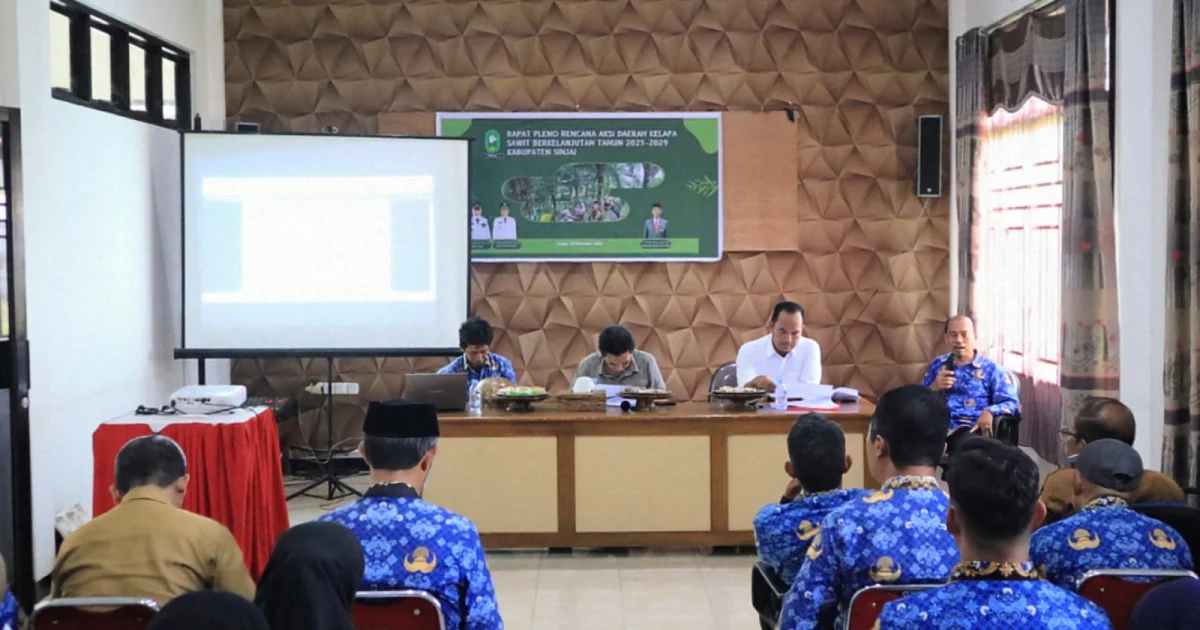 Pemkab Sinjai Rumuskan Rencana Aksi Daerah Kelapa Sawit Berkelanjutan 2025–2029