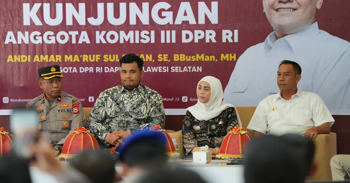 Anggota DPR RI Andi Amar Ma’ruf Reses di Sinjai, Disambut Langsung Bupati dan Wabup
