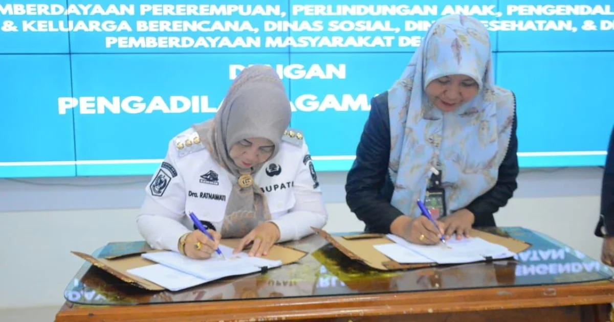 Wujudkan Pelayanan Optimal Bagi Pencari Keadilan, Bupati Sinjai dan Ketua PA Teken MoU