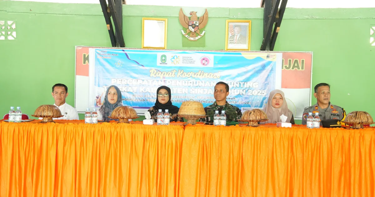 DP3AP2KB Sinjai Gelar Rakor Percepatan Penurunan Stunting, Libatkan TNI-Polri dan Lintas Sektor