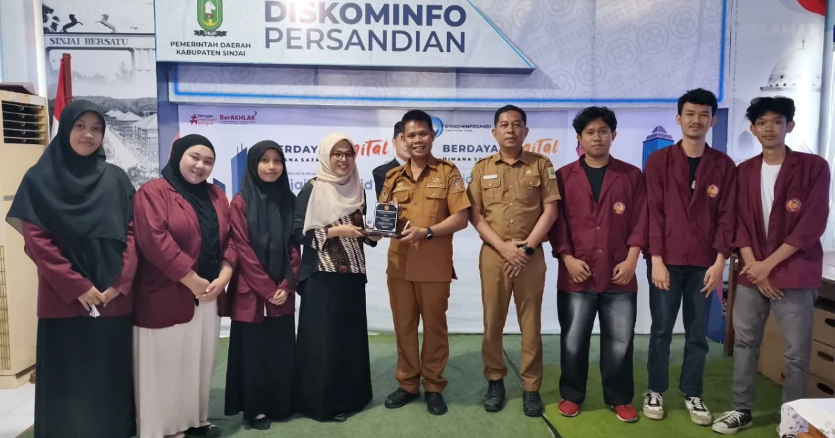 Diskominfo Sinjai Lepas Enam Mahasiswa Magang UMSI