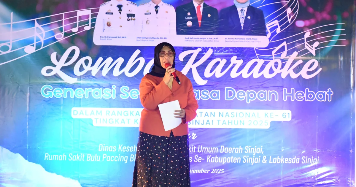 Berlangsung Meriah, Bupati Sinjai Apresiasi Lomba Karaoke HKN ke-61