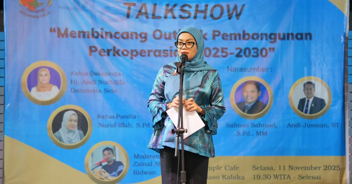Wakili Bupati, Staf Ahli Bidang Perekonomian Buka Talkshow Perkoperasian