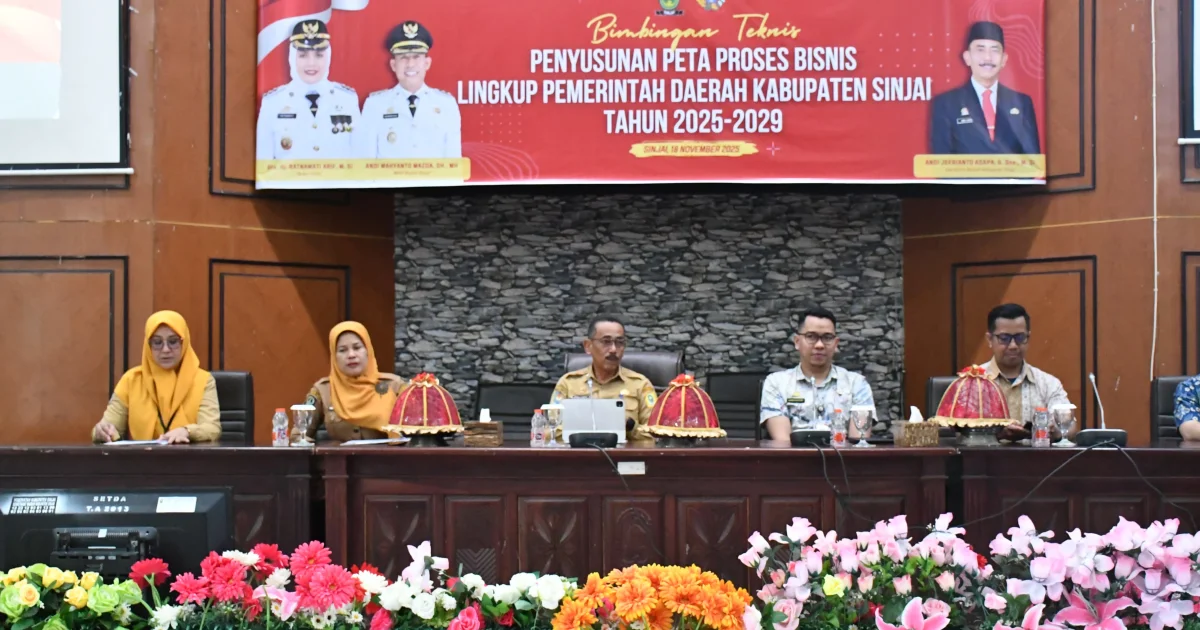 Sekda Sinjai Buka Bimtek Penyusunan Peta Proses Bisnis 2025-2029