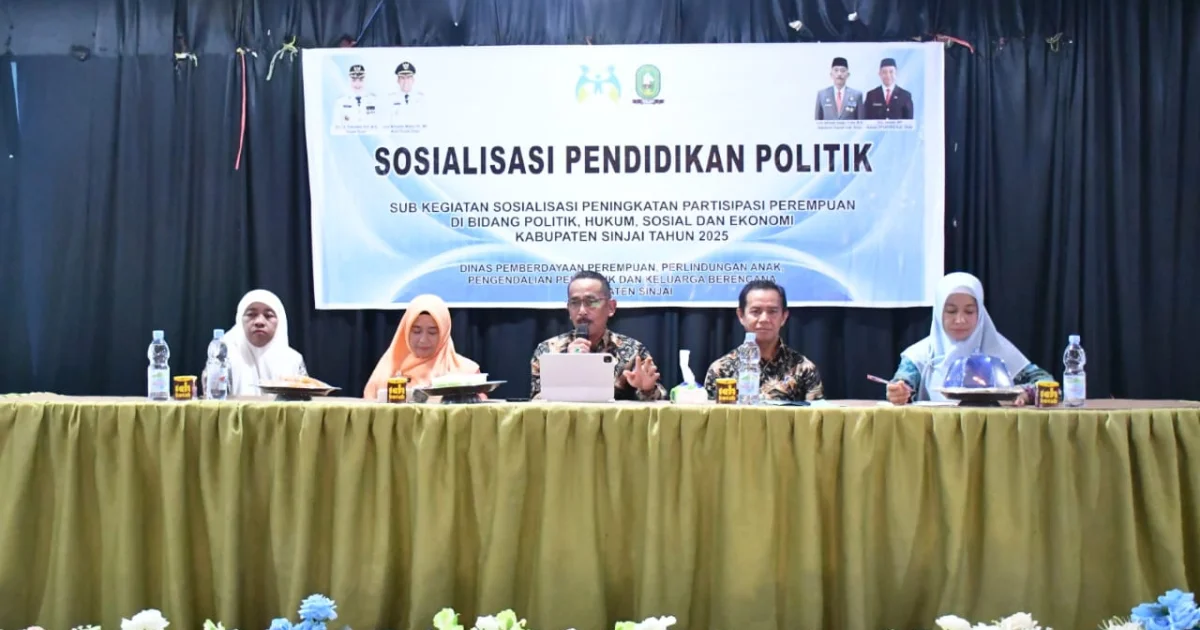 Perempuan dan SDGs: Pesan Sekda Sinjai dalam Sosialisasi Pendidikan Politik