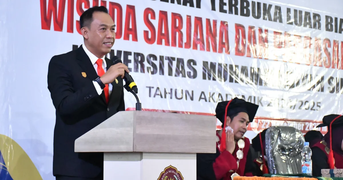 569 Mahasiswa UMSi Jalani Wisuda Sarjana dan Pascasarjana, Wabup Harap Lulusan Majukan Sinjai