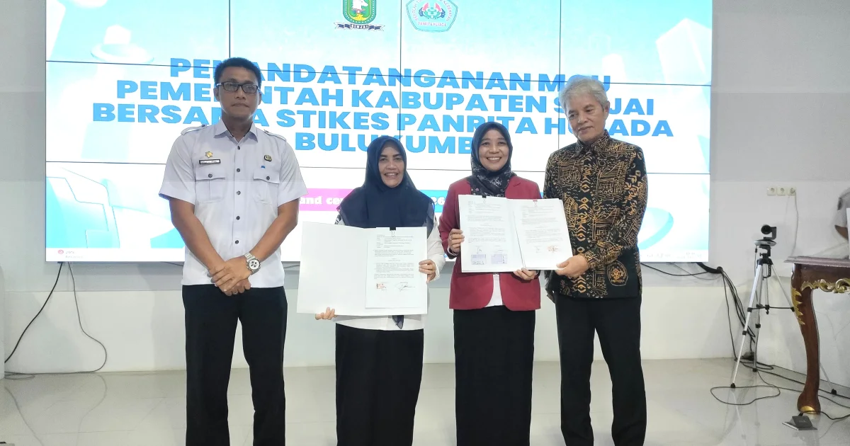 Bupati Sinjai Teken MoU dengan STIKes Panrita Husada Bulukumba