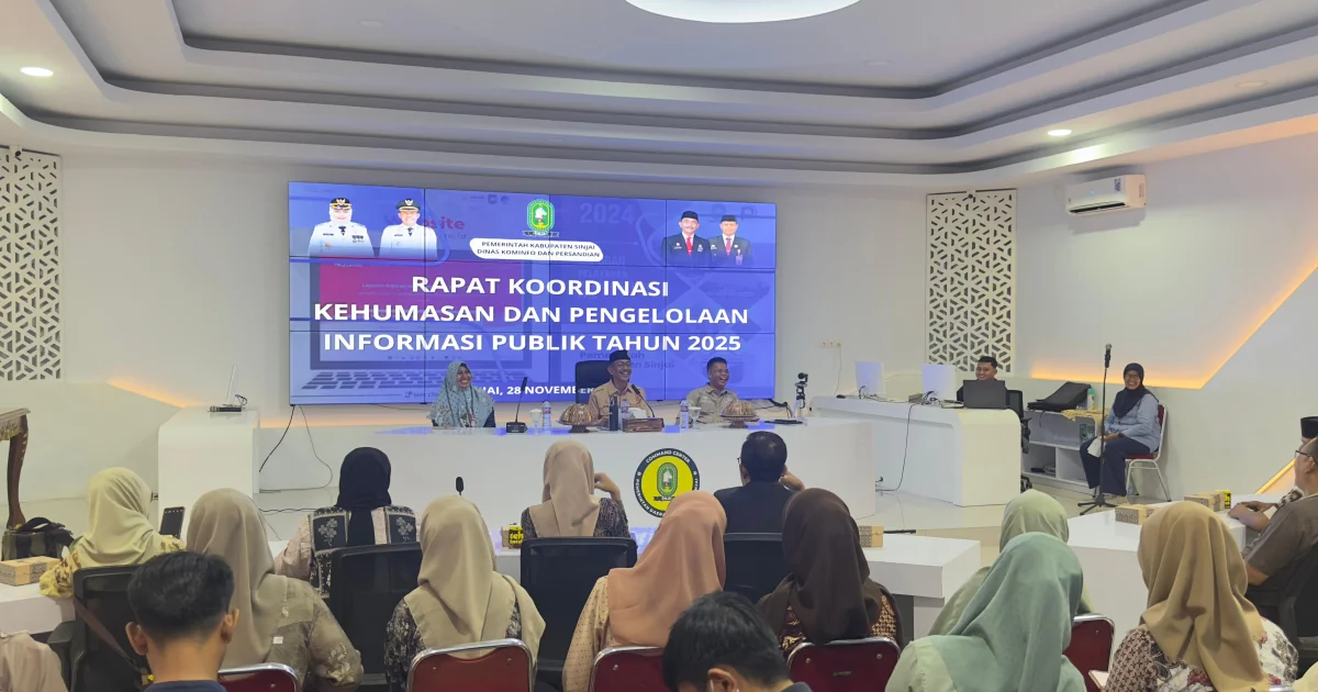 Rakor Kehumasan 2025, Sekda Sinjai: Humas Jadi Garda Depan Komunikasi Publik