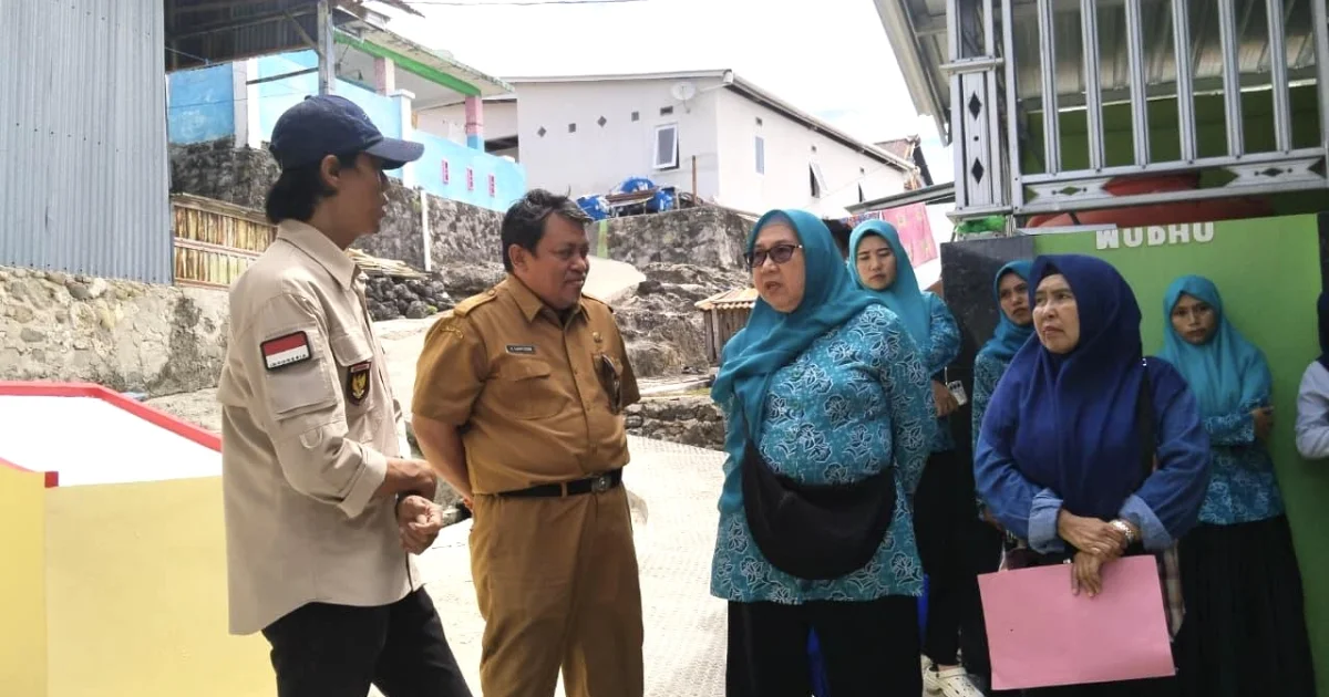 Disperkimtan Sinjai Dampingi Tim Monev Arsinum di Pulau Kondingare 