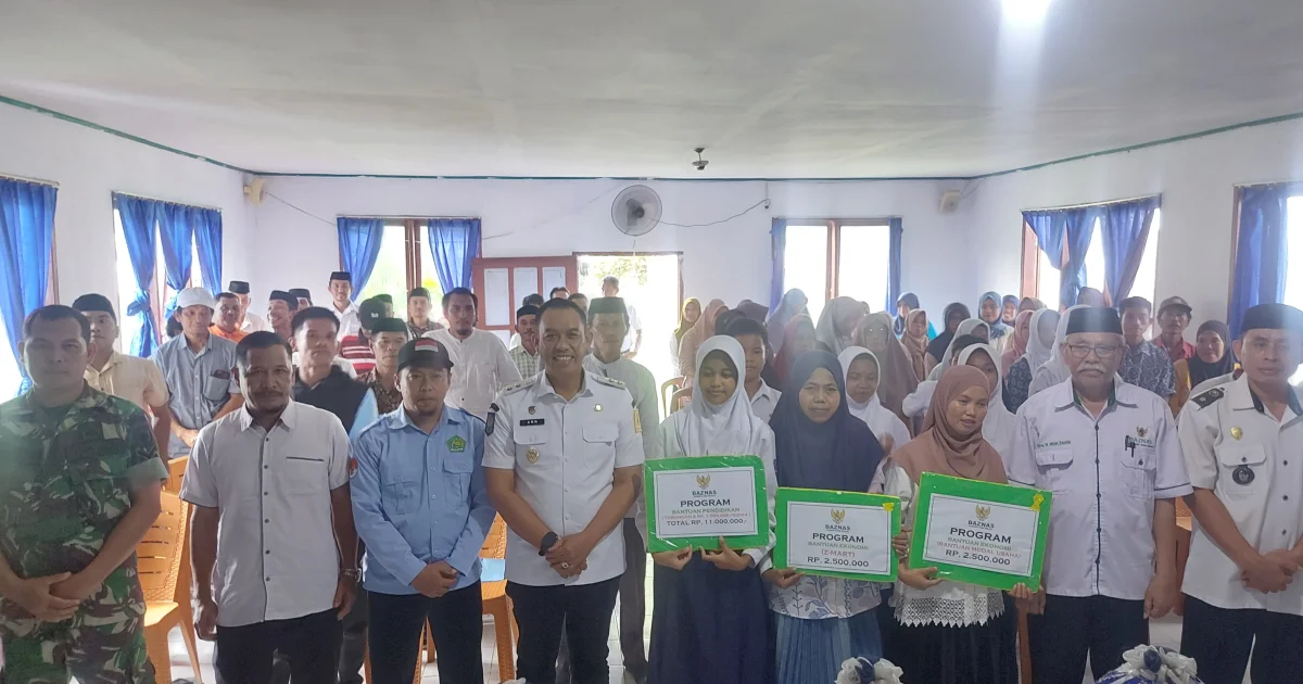 Hadir di Bulukamase, Wakil Bupati Sinjai Puji Konsistensi BAZNAS Entaskan Kemiskinan