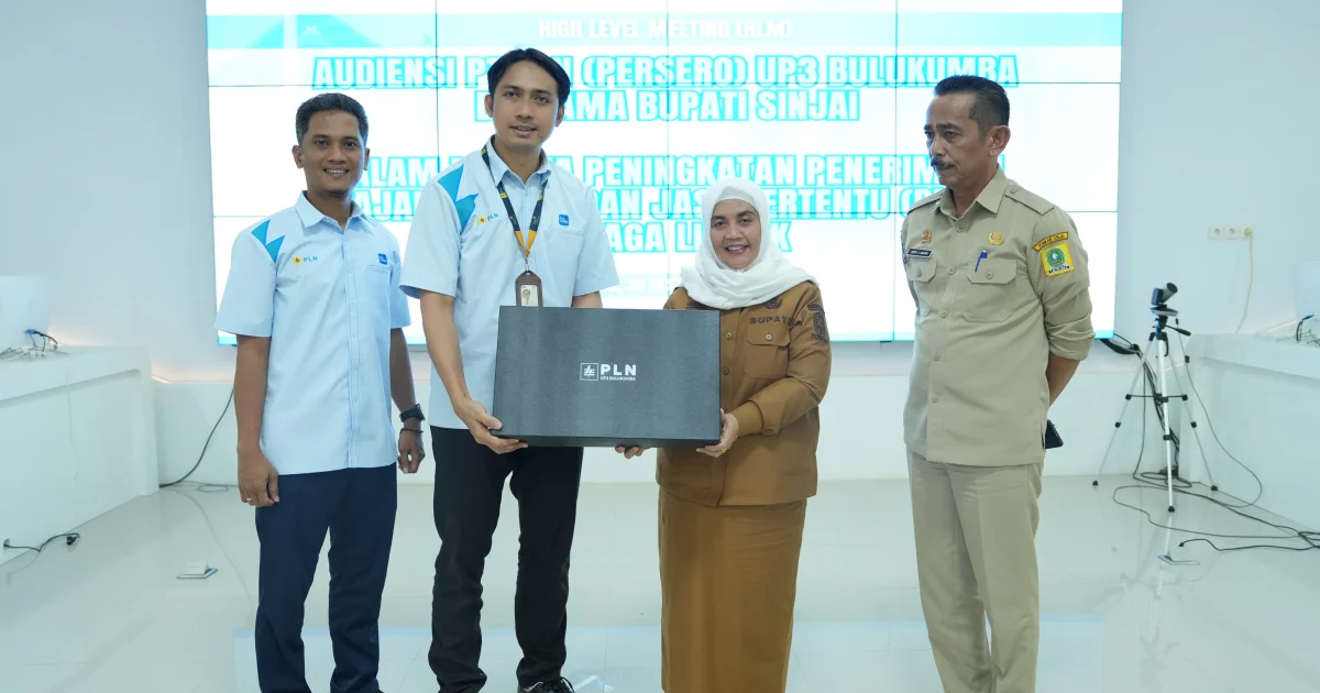 Bupati Sinjai Dorong Sinergi PLN untuk Perkuat PAD Melalui Sektor Kelistrikan