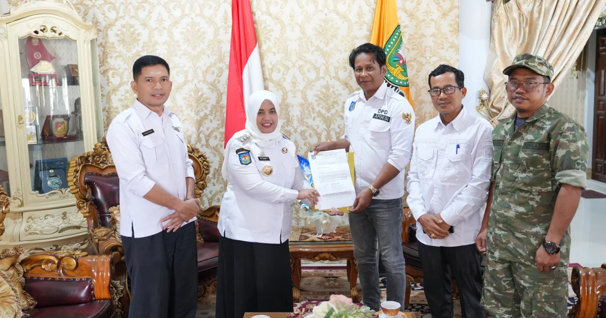 Perkuat Pembangunan Desa, Bupati Sinjai Terima Audiensi APDESI Merah Putih